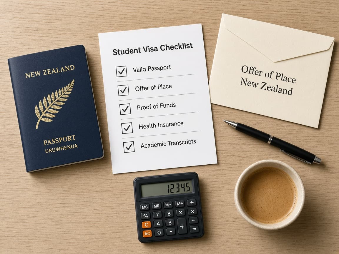 Student visa documents and application checklist